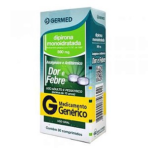 Dipirona sodica 500mg com 30 comprimidos