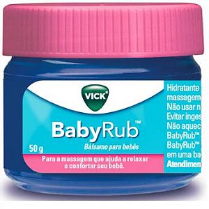 Pomada calmante vick babyrub para bebes 50g