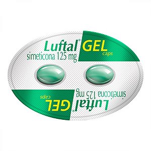 Luftal max 125mg envelope com 2 capsulas