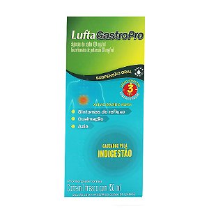 Luftagastro pro suspensao oral sabor menta 150ml