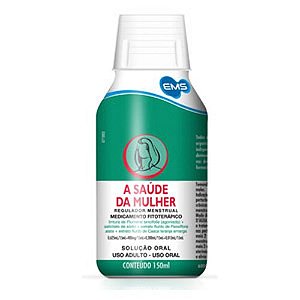 A saude da mulher 0,625ml/15ml + 400mg/15ml + 0,30ml/15ml + 0,013ml/15ml 150ml