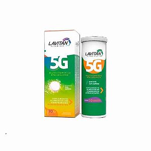 Lavitan 5g sabor guarana com 10 comprimidos