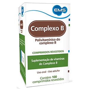 Complexo b com 100 comprimidos