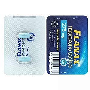Flanax 275mg com 2 comprimidos