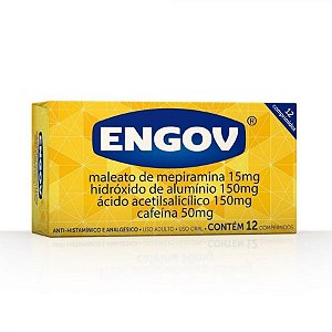 Engov com 12 comprimidos