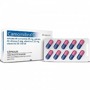 Camomilina c com 20 capsulas
