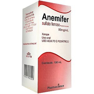 Anemifer xarope 10mg 100ml