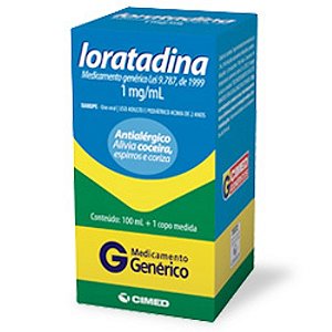 Loratadina xarope 100ml