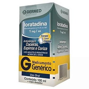 Loratadina 1mg xarope 100ml
