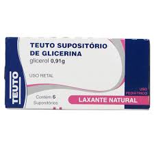 Supositorio de glicerina teuto pediatrico com 6 unidades