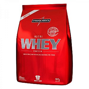 Nutriwhey Protein Morango 907g Refil
