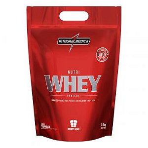 NUTRIWHEY POUCH MORANGO 1,8 KG