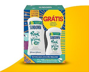 SUNDOWN PROT.SOLAR PRAIA/PISCINA FPS50 200ML+120ML