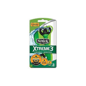 APAR.BARBA SCHICK XTREME 3 PELE SENSIVEL VERDE C/2