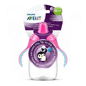 AVENT COPO(SCF755/07) PINGUIM ROSA 340ML