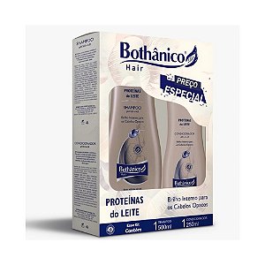 Kit Shampoo 500ml + Condicionador 250ml Proteinas Do Leite - Bothanico Hair