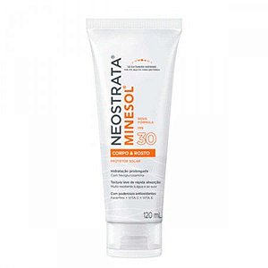 PROTETOR SOLAR FLUIDO HIDRATANTE NEOSTRATA MINESOL CORPO & ROSTO FPS30 COM 120ML