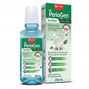 Periogen 0,12% Sem Alcool Extra Menta Sol 250ml