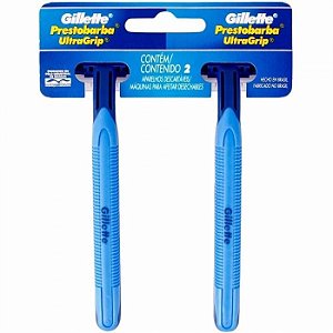 APARELHO PRESTOBARBA ULTRAGRIP COM 2 UNIDADES