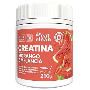 CREATINA EAT CLEAN MORANGO E MELANCIA 210G