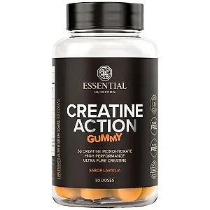 CREATINE ACTION GUMMY LARANJA C/60 GOMAS