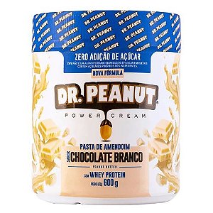 PASTA DE AMENDOIM CHOCOLATE BRANCO 600G