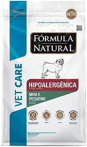 Fórmula Natural VetCare Cães Hipoalergênica Mini e Pequeno