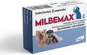 Milbemax Cães Vermífugo Oral Elanco