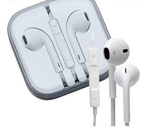 Fone de ouvido para iPhone.