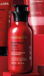 Loção Antioxidante Desodorante Corporal Nativa SPA Morango R