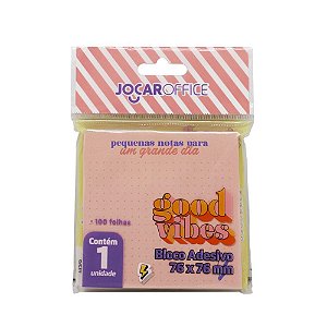 BLOCO ADESIVO GOOD VIBES