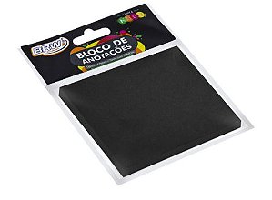 BLOCO AUTOADESIVO PRETO
