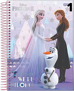 CADERNO 1/4 FROZEN
