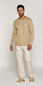 Pijama xadrez masculino Ross (ou unissex)