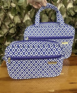 Necessáire Santorini grande com alças