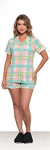 Pijama Camisaria Americano Candy