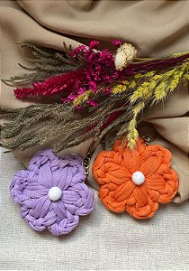 Chaveiro - Margarida em Fios