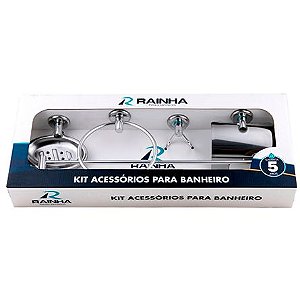 KITS ACESSÓRIOS PARA BANHEIRO STANDER POLIDO