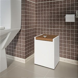 LIXEIRA COM TAMPA FIXA S01