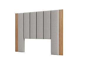 CABECEIRA ESTOFADA 175CM - FREIJO/LISO