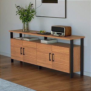 Balcão industrial 4 portas 180cm