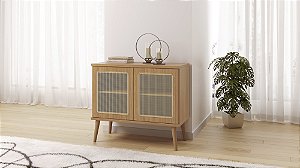 Balcão tela sintética 91cm c/ 2 portas – freijó - dalla costa