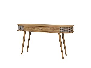 Aparador tela sintética c/ 1 gaveta – freijó - dalla costa