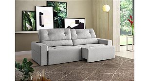 Estofado sofá MH-4214 - com chaise, módulos avulsos e com e sem USB - herval