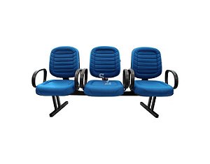 Longarina Diretor 3 Lugares Sem Braço 7011-3L