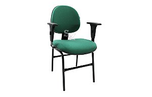 Cadeira Executiva Aproximação 4 Pés Sem Braço