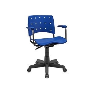 Cadeira Secretária Giratória com Braços Colorida – Master