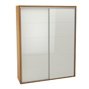 Roupeiro Dalla Costa 179cm com porta lisa em placas - com e sem espelho