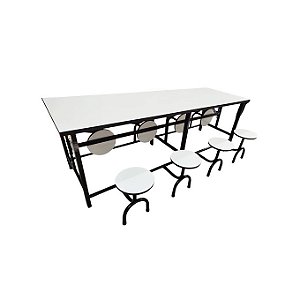 Mesa com Banco Escamoteável – Linha BA-ESC