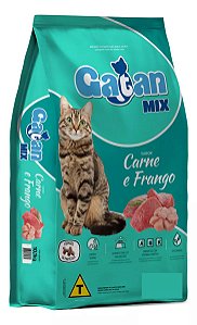 Ração para Gatos Gatan Mix Sabor: Carne e Frango  20Kg